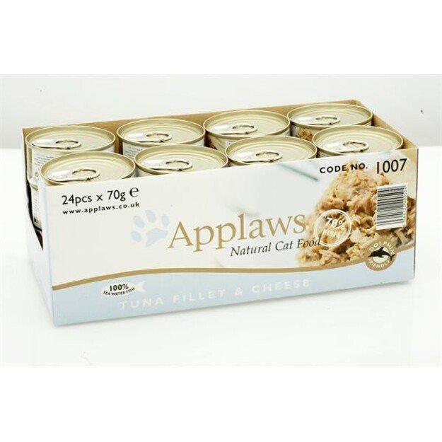 Applaws - 24 x Wet Cat Food 70 g - Tuna & Cheese