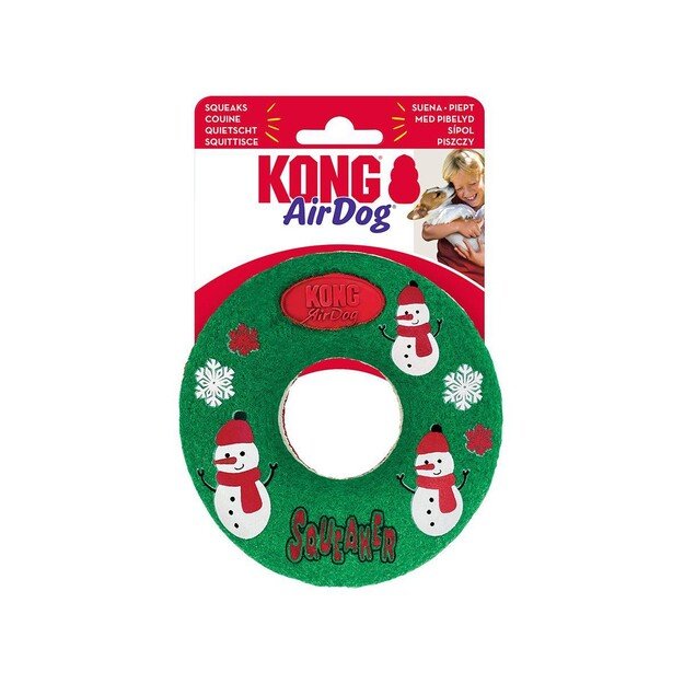 KONG - Holiday Airdog donut M 12X12X4,5Cm