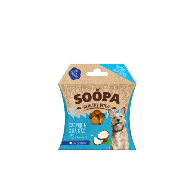 SOOPA - Healthy Bites Coconut & Chia Seed 50g - (SO920739)