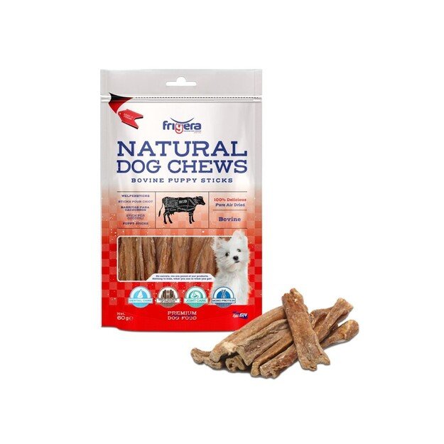 Frigera - Natural Dog Chews Bovine puppy sticks 60gr - (402285851832)