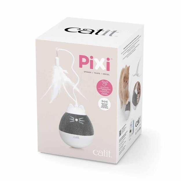 CATIT - Pixi Spinner White & Grey - (787.0180)