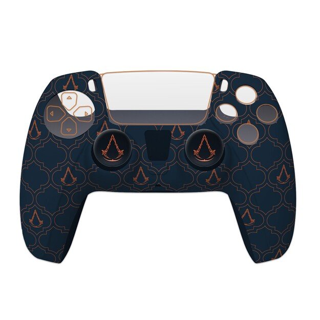 Assassin's Creed Mirage - Silicone Grip + Thumbstick Caps for PS5 Controller - Blue Logo