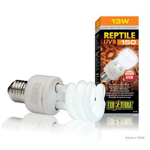 EXOTERRA - Reptile Uvb 150 Fluorescent lamp 13W E27  - (220.1880)