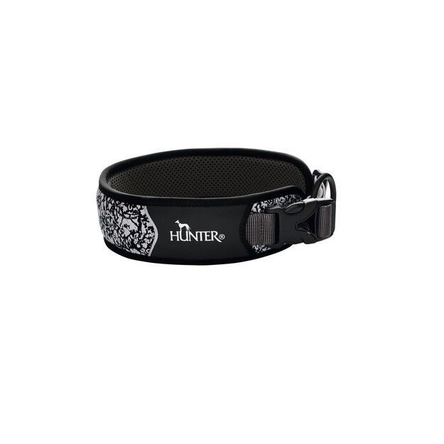 Hunter - Collar Divo Reflect S, black/grey - (68964)