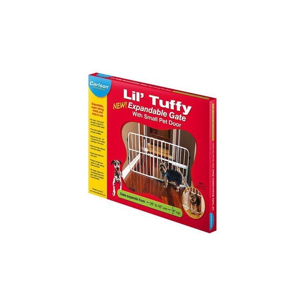 Carlson -  Gate Lil Tuffy Extentable With Door 46x66-107CM - (704.2016)