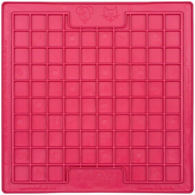 LICKIMAT - Cat Playdate Pink 20X20Cm - (785.5332)