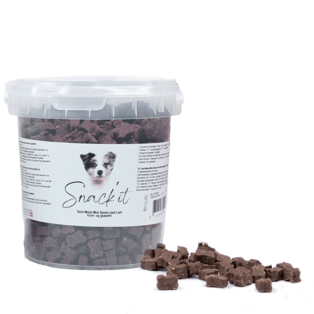 Snack'it - Semi-Moist Mini Bones W/ Lamb 500g - (01-773)