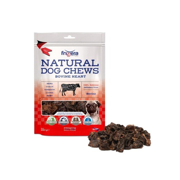 Frigera - Natural Dog Chews Bovine hearts 250gr - (402285851831)