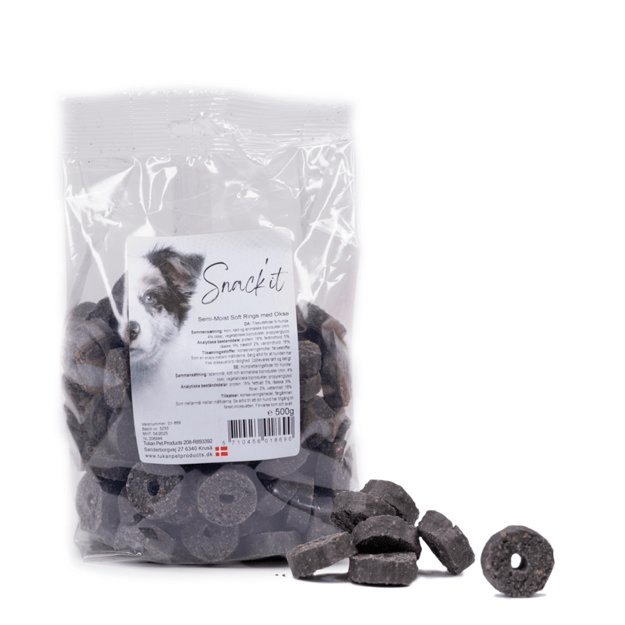 Snack'it - Soft Rings w. Beef 500g - (01-869)