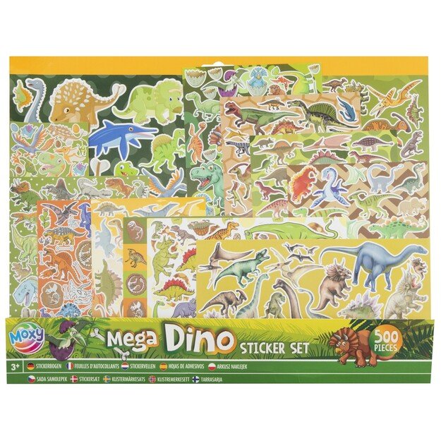 Moxy - Mega Sticker Set Dino (500 pcs) (100081)