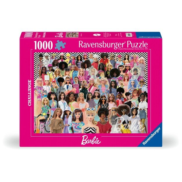 Ravensburger - Puzzle Barbie Challenge 1000p (12000593)