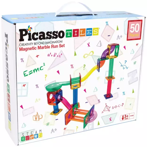 Picasso Tiles - Marble run set (50 pcs) (PTG50)