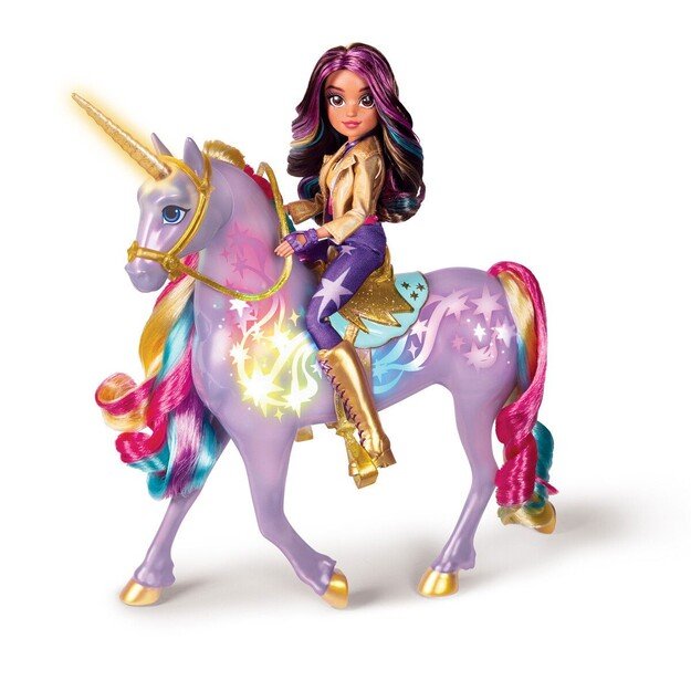 Unicorn Academy - Rainbow Light Up Wildstar 28 cm (6071157)