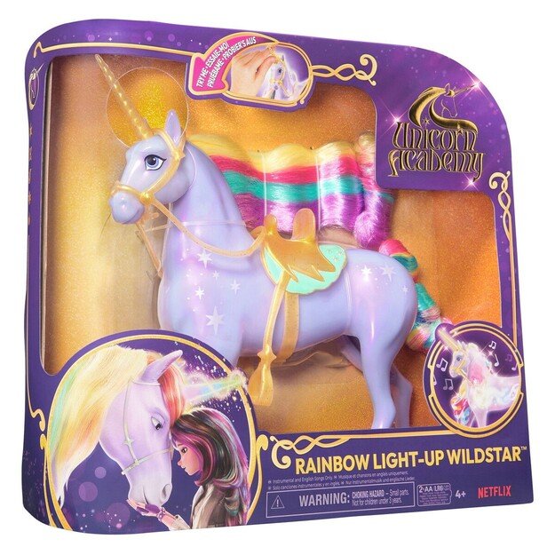 Unicorn Academy - Rainbow Light Up Wildstar 28 cm (6071157)