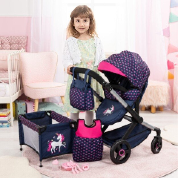 Bayer - Dolls pram Xeo mega set (17054AB)