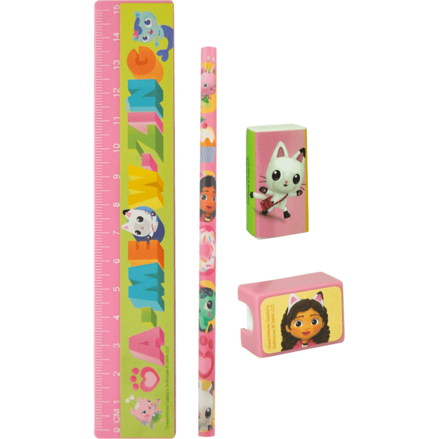 Kids Licensing - Filled Transparent Pencil Case - Gabbys Dollhouse (033708155)