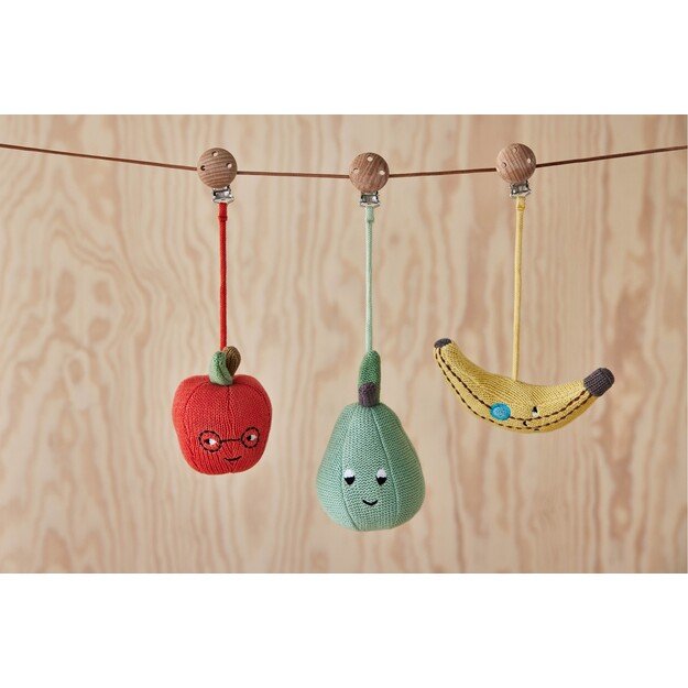 OYOY Mini - Yummy Banana Pram Toy Clip - Yellow (M107688)