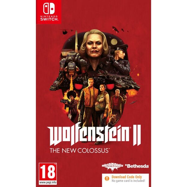 Wolfenstein 2 The New Colossus (Code in a Box)
      
        - Nintendo Switch