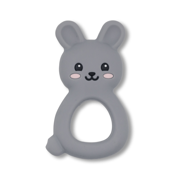 Jellystone Designs - Bunny Teether - soft grey (JSD0382)