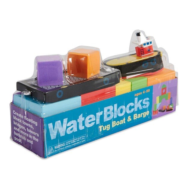 BathBlocks - Floating Tug Boat & Barge ( 1322092 )