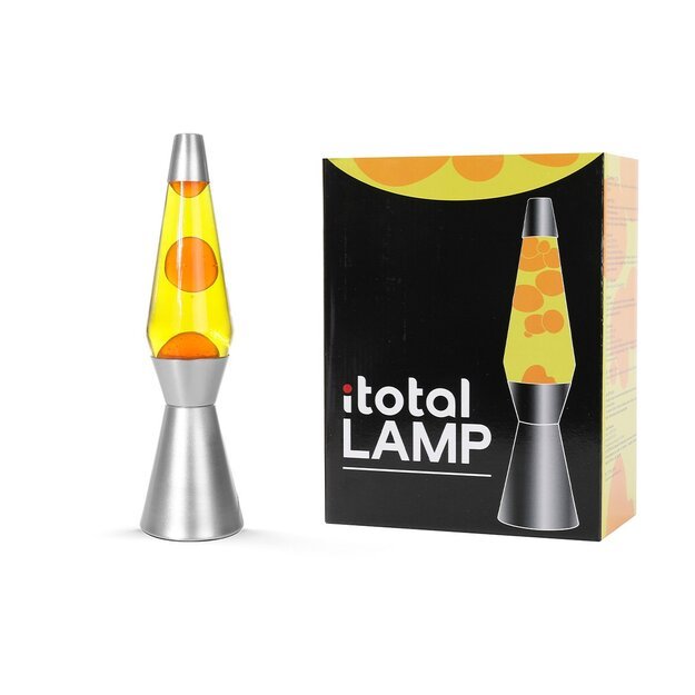 iTotal - Lava Lamp - Yellow and Orange - 36 cm (1270399)