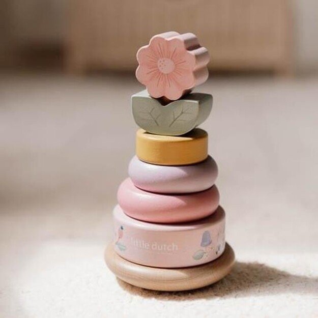 Little Dutch - Rocking Ring Stacker wood Fairy Garden (LD7342)