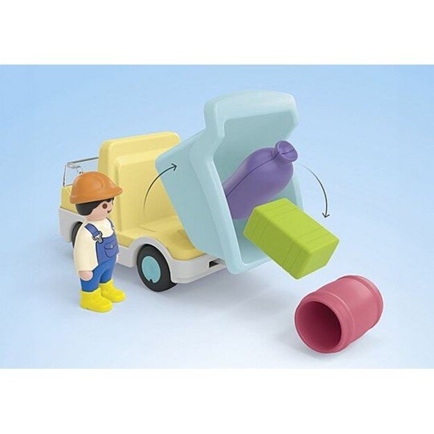 Playmobil - JUNIOR: Construction Truck with Garage  (71686)