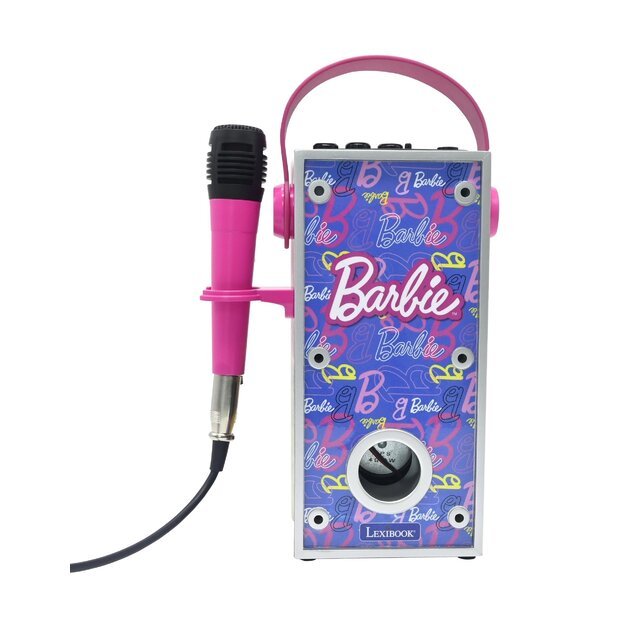 Lexibook - Barbie Luminous Bluetooth® speaker with microphone (BTP185BBZ)