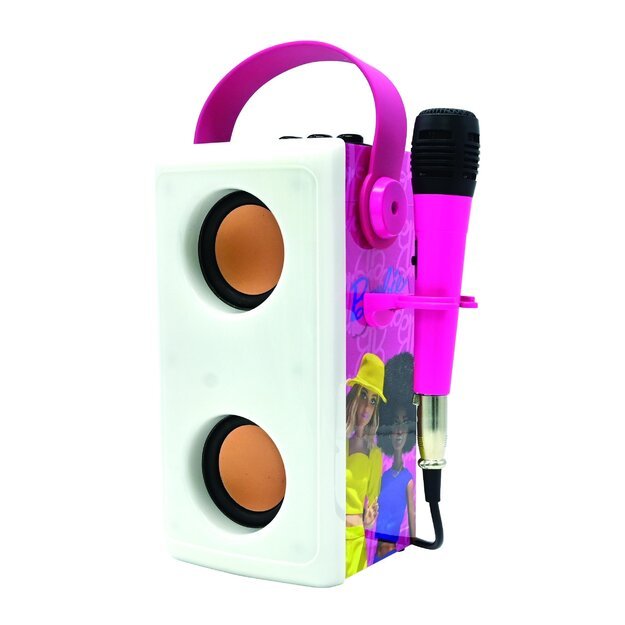 Lexibook - Barbie Luminous Bluetooth® speaker with microphone (BTP185BBZ)