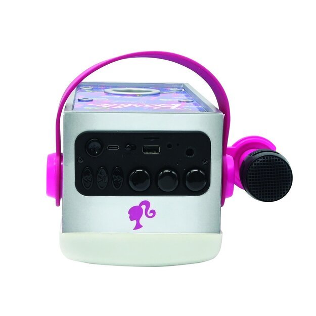 Lexibook - Barbie Luminous Bluetooth® speaker with microphone (BTP185BBZ)