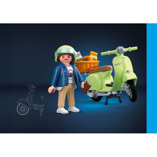 Playmobil - 1969 Vespa 150 Sprint Veloce, light green (71621)