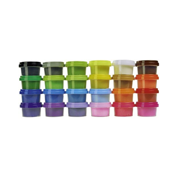 Art & Fun - 24 Dough Pots in 24 Colors (106324528)