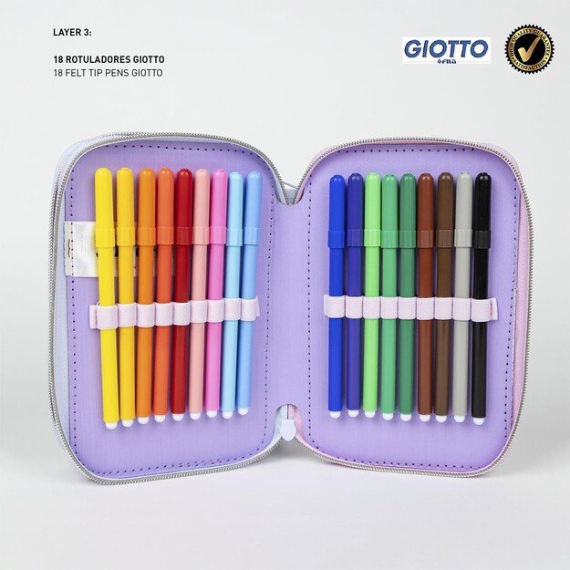 Cerda - Pencil Case With Accessories - Stitch (2700001153)