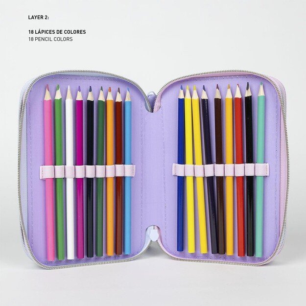 Cerda - Pencil Case With Accessories - Stitch (2700001153)