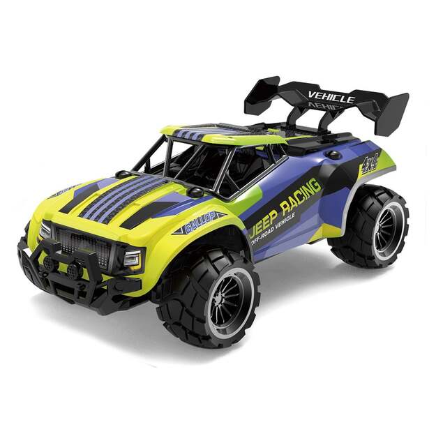 Jeep Racing - R/C 1:20 2,4G 3,7V Li-ion - Blue/yellow