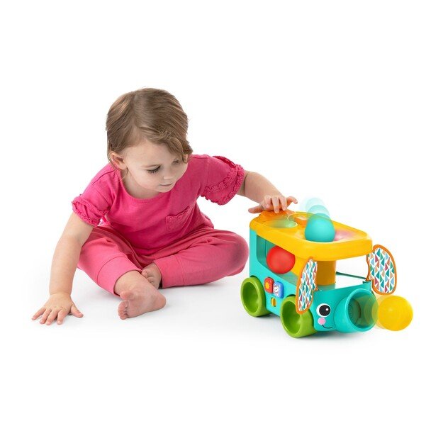 Bright Starts - Pop & Roll Safari Bus™ Ball Play Toy - (BS-16827)