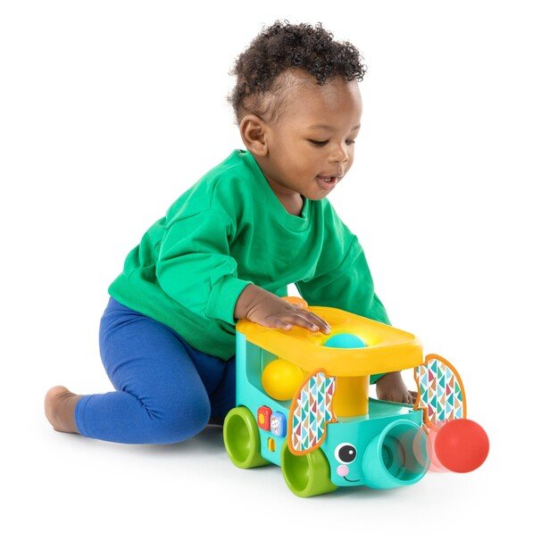 Bright Starts - Pop & Roll Safari Bus™ Ball Play Toy - (BS-16827)