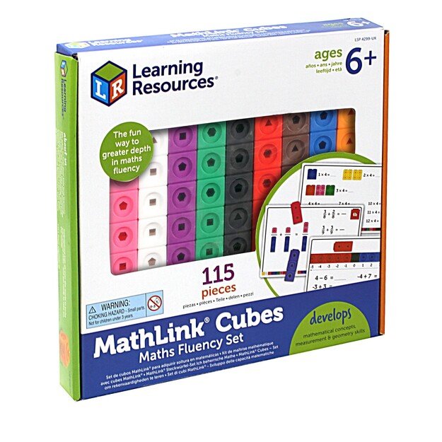 Learning Resources - MathLink® Cubes - Maths Fluency Set (LSP4299-SCA)