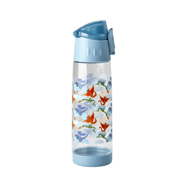 Rice - Kids Drinking Bottle with Dragon Print - Blue - 500 ml