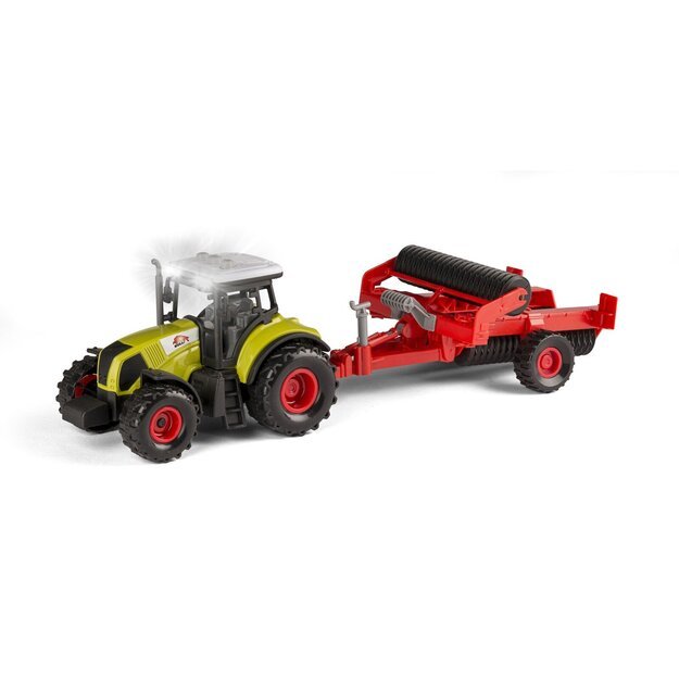Bull - Tractor with large trailer 1:32, assorted (41856)
