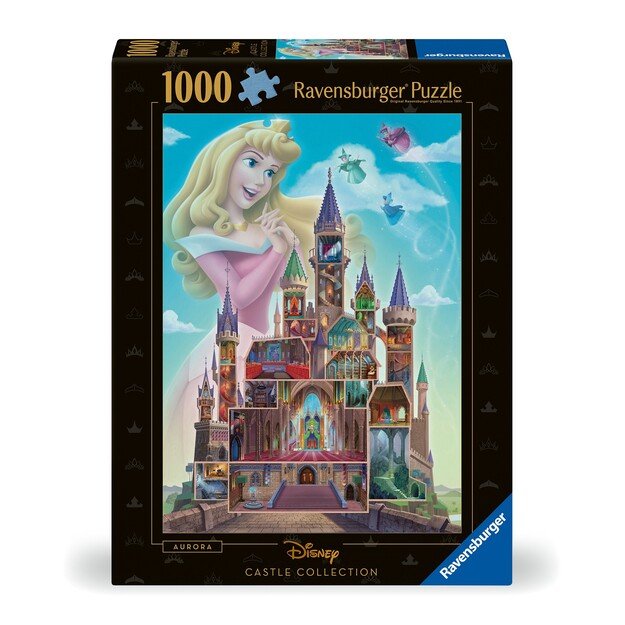 Ravensburger - Puzzle Disney Castles Aurora 1000p (12000266)