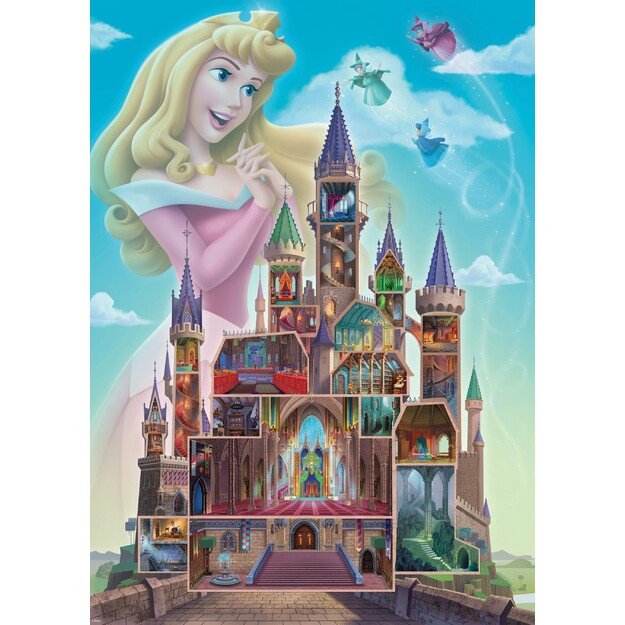 Ravensburger - Puzzle Disney Castles Aurora 1000p (12000266)