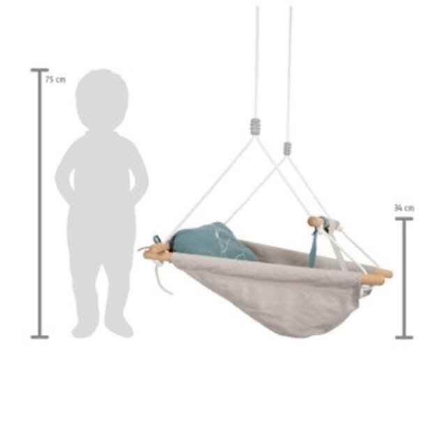 Small Foot - Baby swing with cushion - Seaside (I-SF12327)