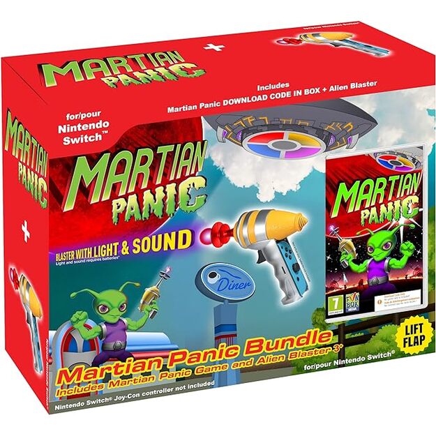 Martian Panic Game and Blaster Gun Bundle (Code in Box)
      
        - Nintendo Switch