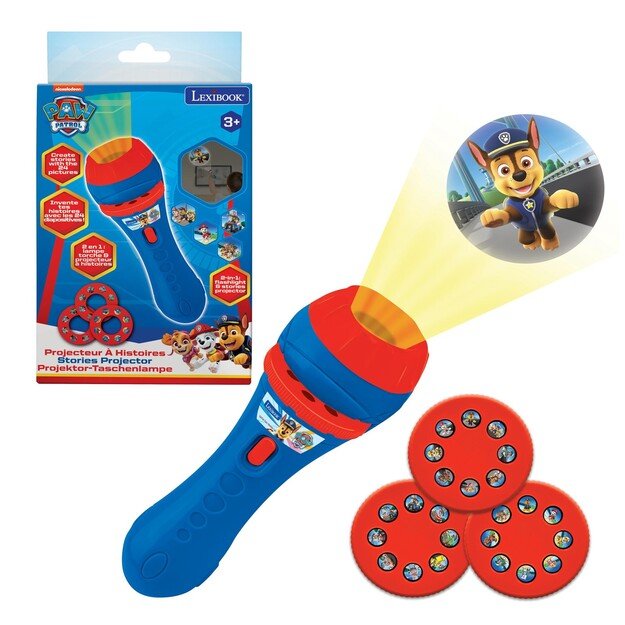 Lexibook - Paw Patrol Stories Projector and Torch Light - (LTC050PA)