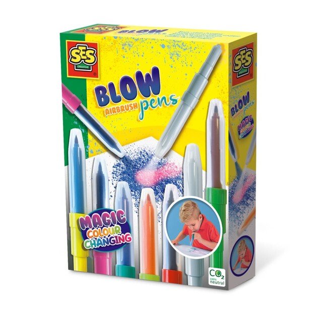 SES Creative - Blow Pens - Airbrush Magic Colours - (S00283)