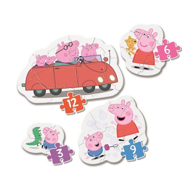 Clementoni - My first puzzle 3-6-9-12 pcs - Peppa Pig (20829)