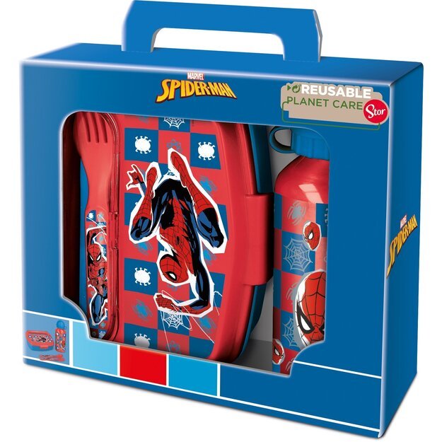 Stor - Lunch Set - Spiderman (088808704-74763)