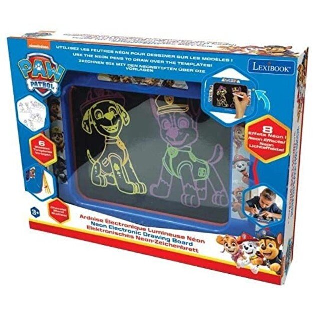 Lexibook - Paw Patrol Neon Luminous Drawing Board (CRNEOPA)