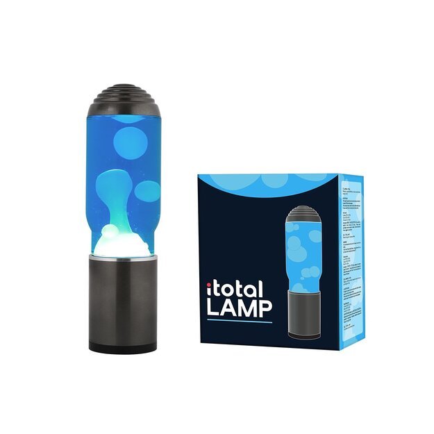 iTotal - Lamp ADA with Dark Grey Base, Blue Liquid and White Wax (1270417)